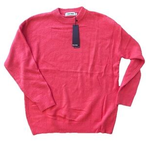 Real Takai Sweater Adult XL Pink Pullover Mens Long Sleeve NWT
